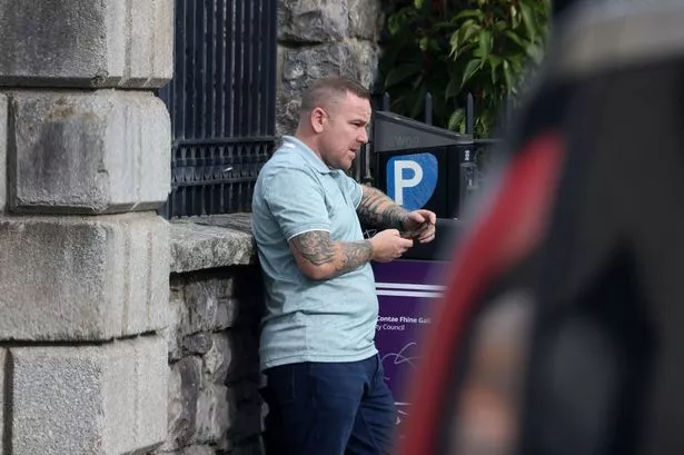 Dominic D’Arcy, 32, of Bakers Close, Lusk, Co Dublin is alleged to have caused criminal damage to the extension at a house in Abbeyvale way in Swords, Co Dublin on August 9.